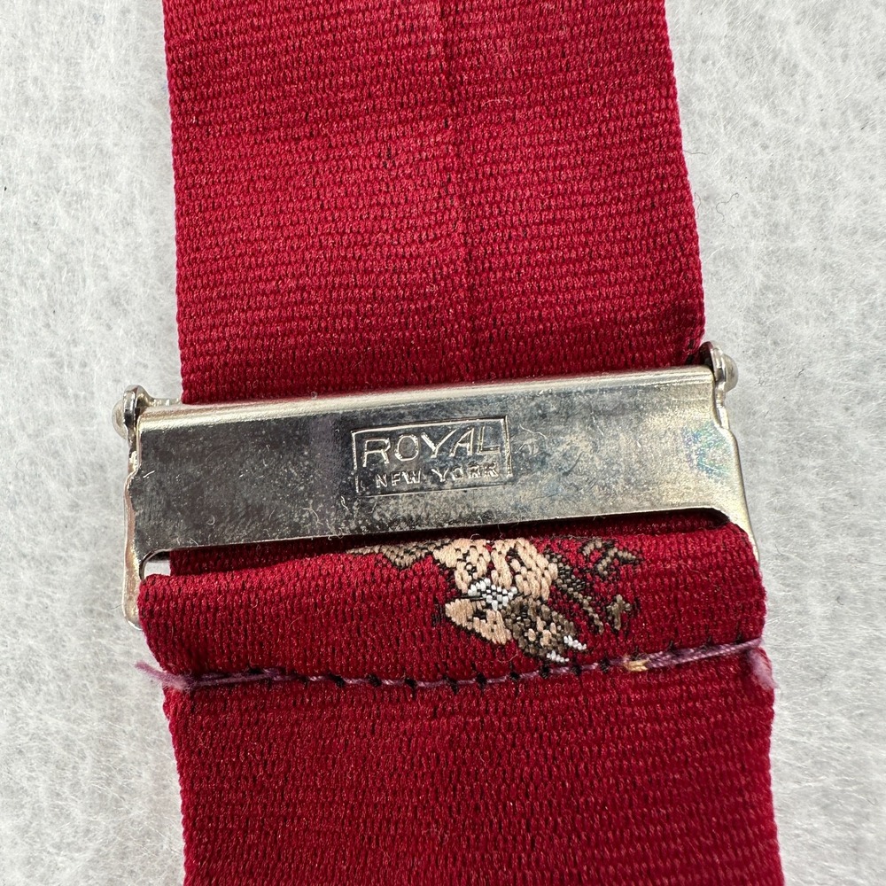 Faun Mythology Suspenders Elastic England for ROYAL NEW YORK Button Ends EUC - Picture 4 of 8